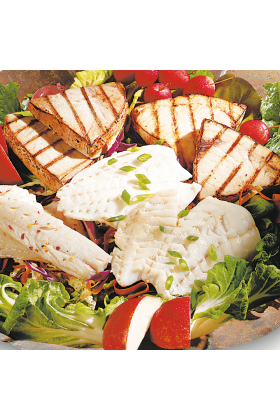 A combo pack of healthy Finnfish products including various types of fresh fish neatly packaged.